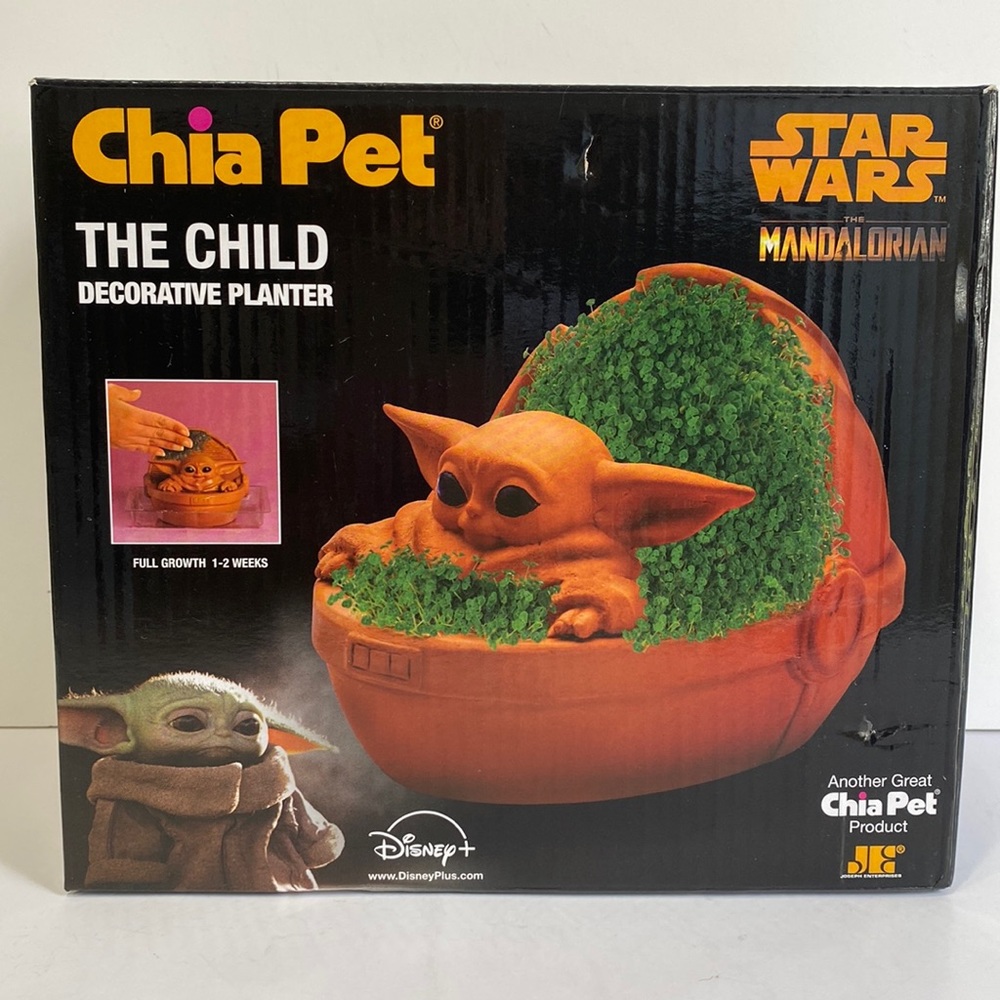CHIA PET THE CHILD DECORATIVE PLANTER